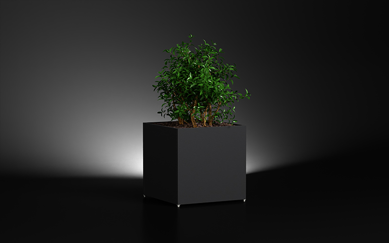 Aluminium-Black-Planter-Box